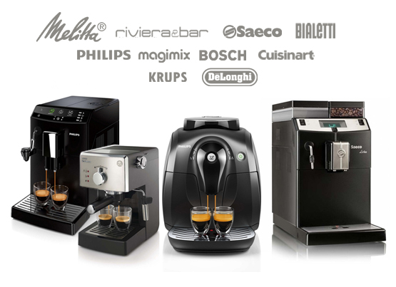 Machines à café de grandes marques