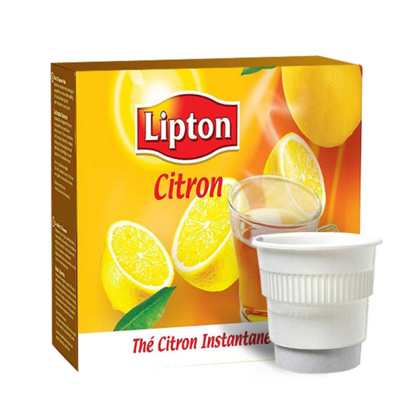boisson pré-dosée lipton thé citron sucré x 20