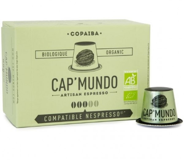 10 capsules nespresso® compatibles copaiba bio cap'mundo