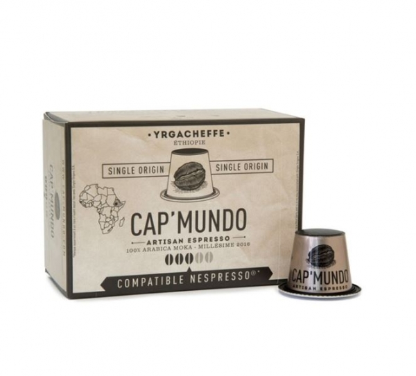 10 capsules nespresso® compatibles yrgacheffe cap'mundo