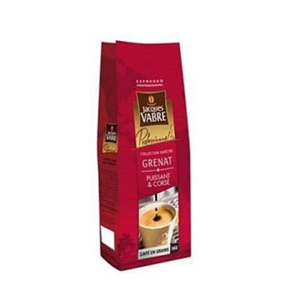 café en grain grenat jacques vabre - 1 kg