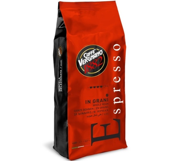 café en grain  italien expresso caffè vergnano - 1 kg