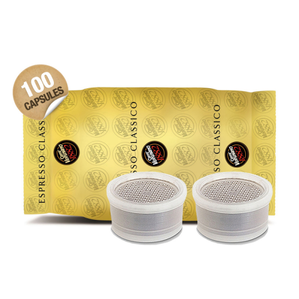 capsules café lavazza espresso classico long point caffè vergnano  x 100