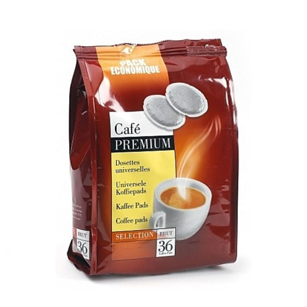 dosettes sélection brut pour senseo® premium café liégeois x 36