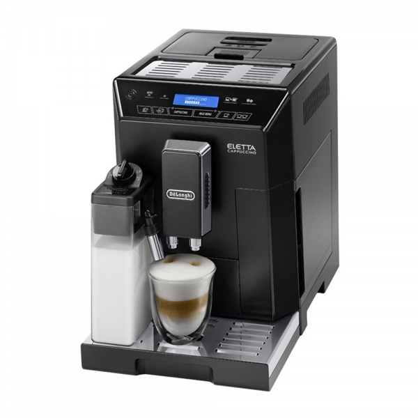 machine à café noire eletta broyeur à grains de'longhi ecam 44.660.b