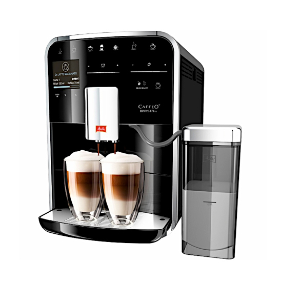 machine à café melitta caffeo barista ts noir
