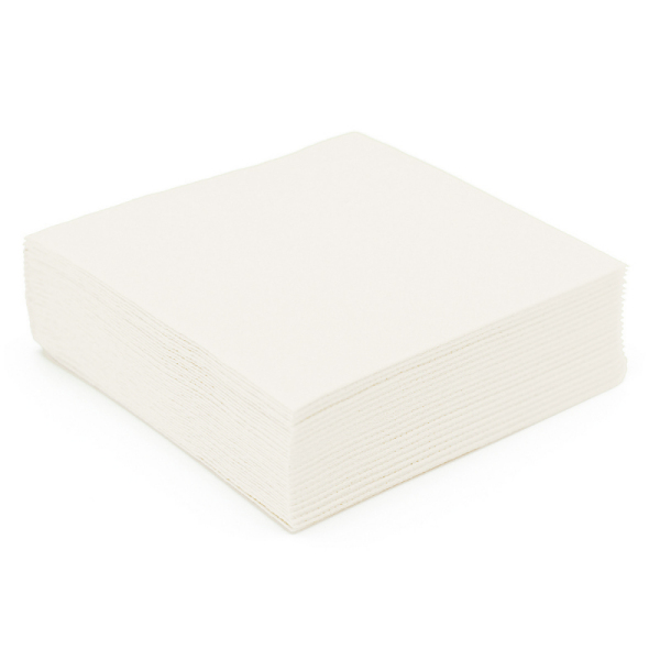 serviette papier micro gaufrée blanc (38 cm) x 50