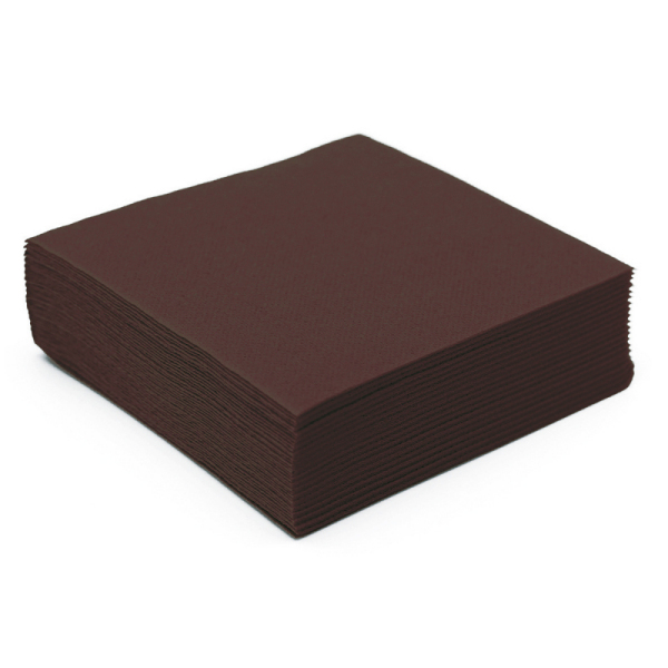 serviette  papier micro gaufrée marron (38 cm) x 50