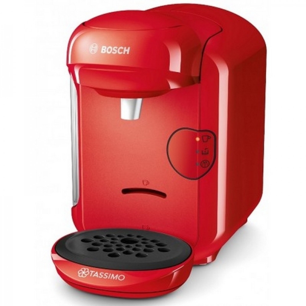 machine à café machine a dosette bosch rouge