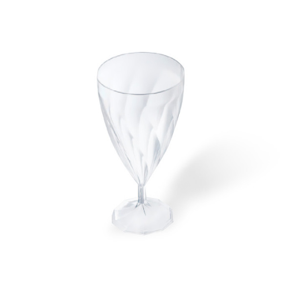verre à eau jetable design transparent x 6