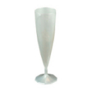 flûte à champagne monobloc de luxe design blanc nacré (13 cl) x 10