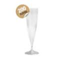 Flûte à champagne monobloc de luxe design cristal 13 cl x 200