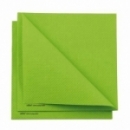 Serviette vert pomme papier microgaufré 38cm double épaisseur - Lot de 50