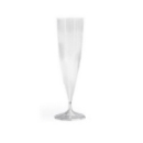 flûte à champagne monobloc de luxe design transparent (13 cl) x 10