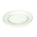Assiette en plastique rigide vert d'eau (26 cm) x 20