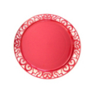 Sous-assiette ronde rouge (30 cm) x 4