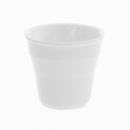 Tasse gobelet pour café en porcelaine blanche BIBA